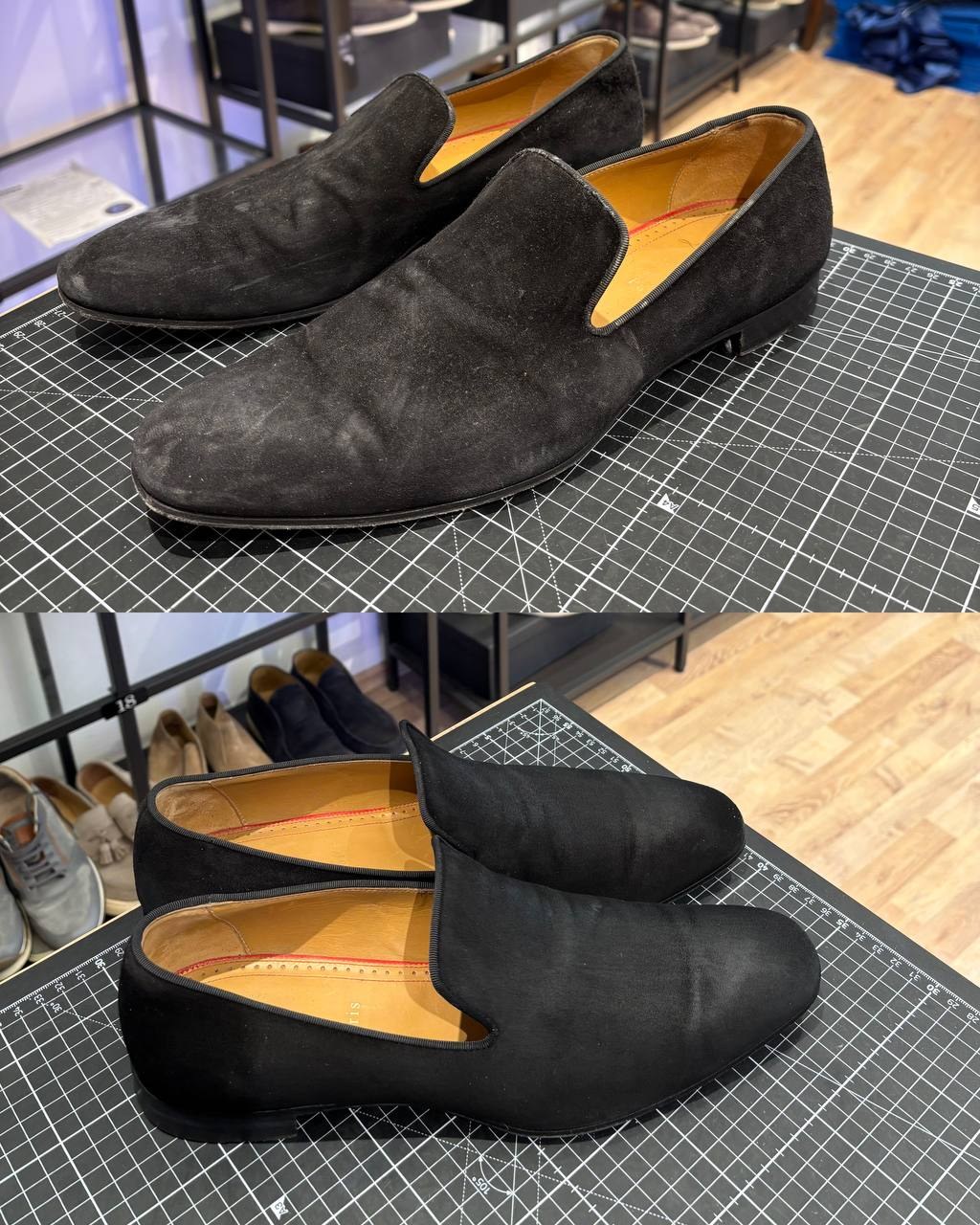 Before and after result of professional shoe and bag care at FOAM Vienna (18)