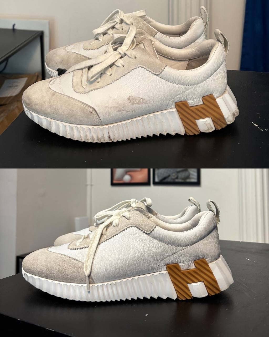 Before and after result of professional shoe and bag care at FOAM Vienna (16)