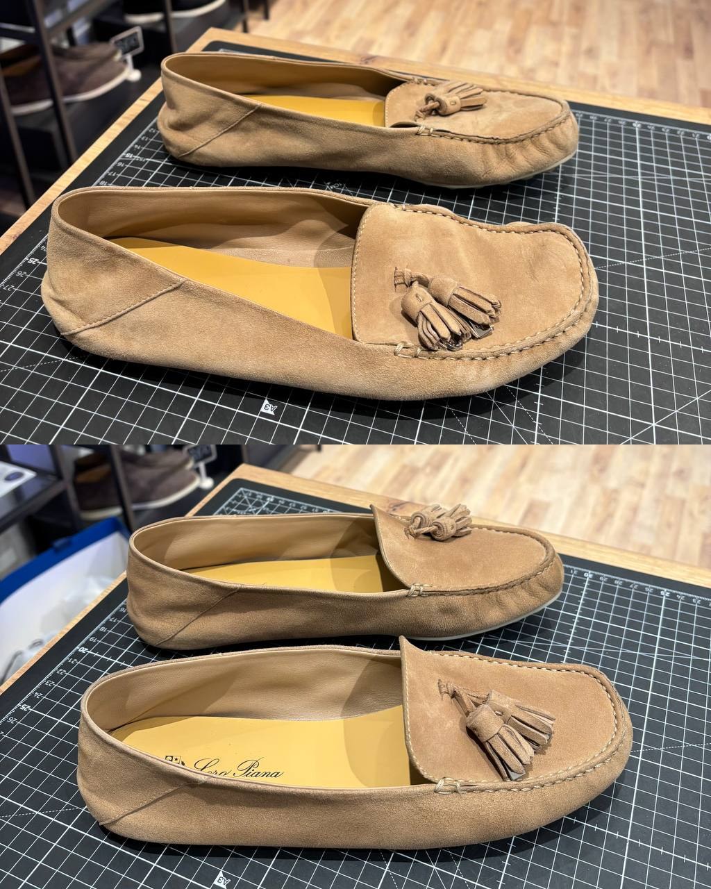 Before and after result of professional shoe and bag care at FOAM Vienna (19)