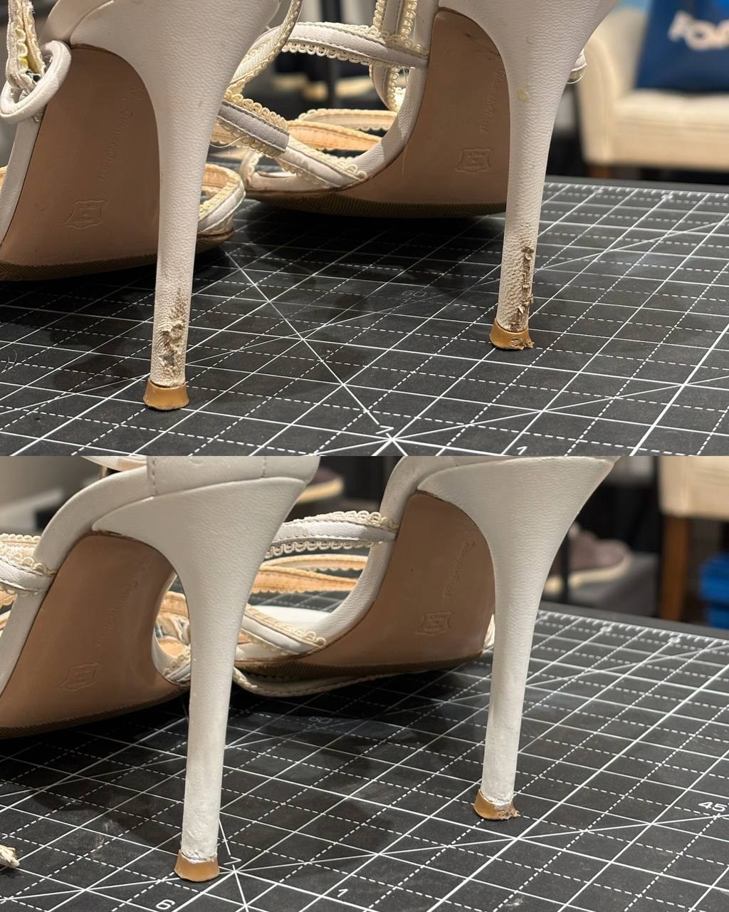 Before and after result of professional shoe and bag care at FOAM Vienna (7)